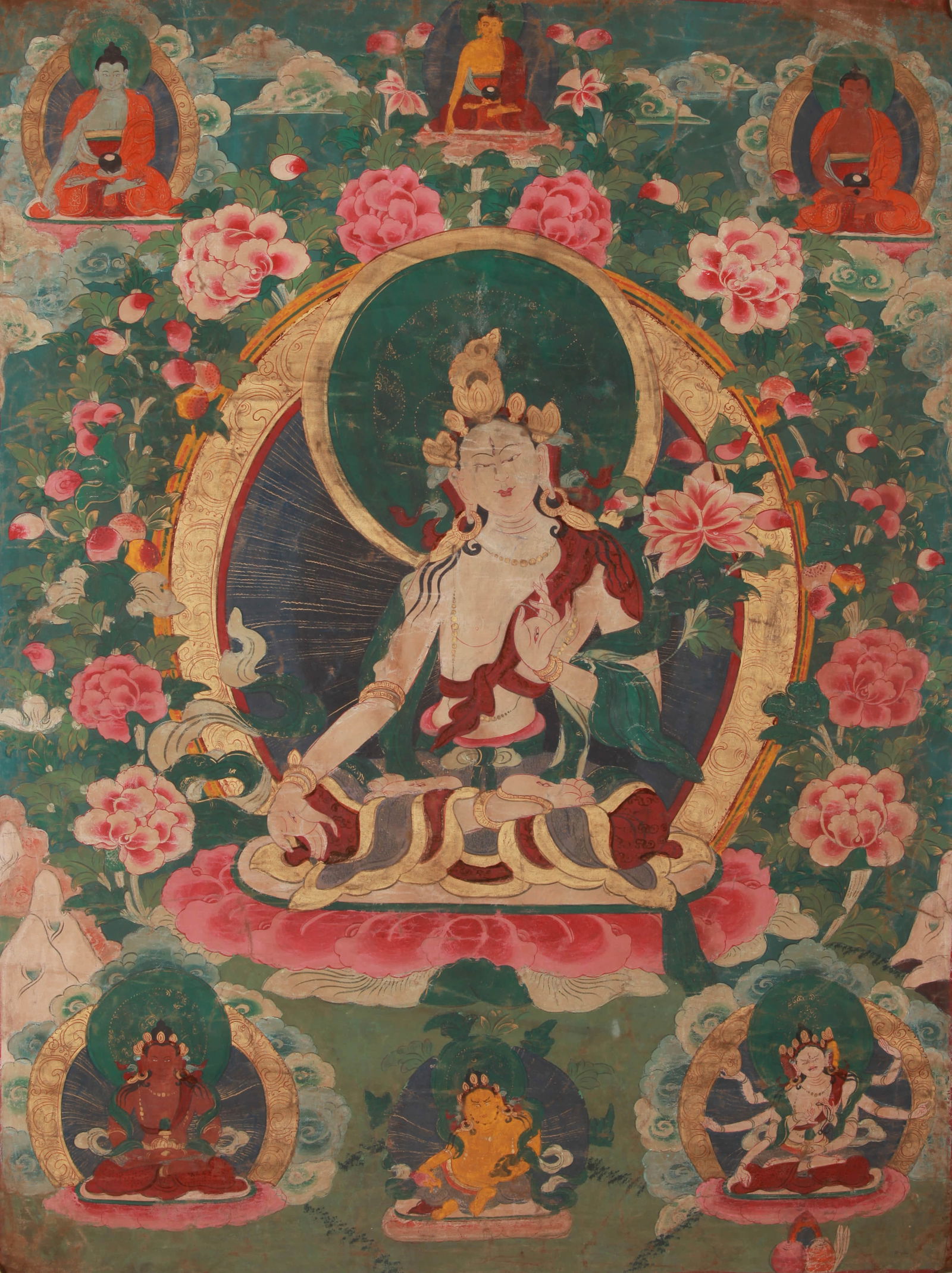A  WHITE TARA TANGKAA WHITE TARA