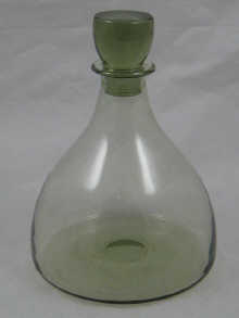 A Whitefriars blue wave glass