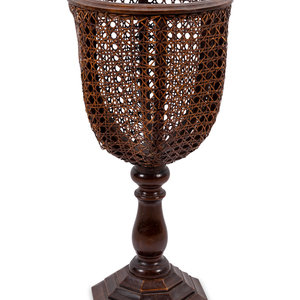 A Wicker Planter 20th Century