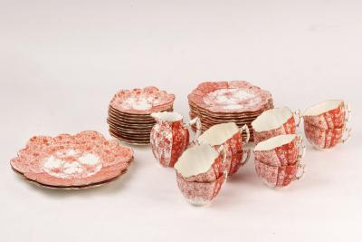 A Wileman & Co part tea service,