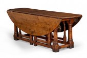A WILLIAM AND MARY OAK DOUBLE