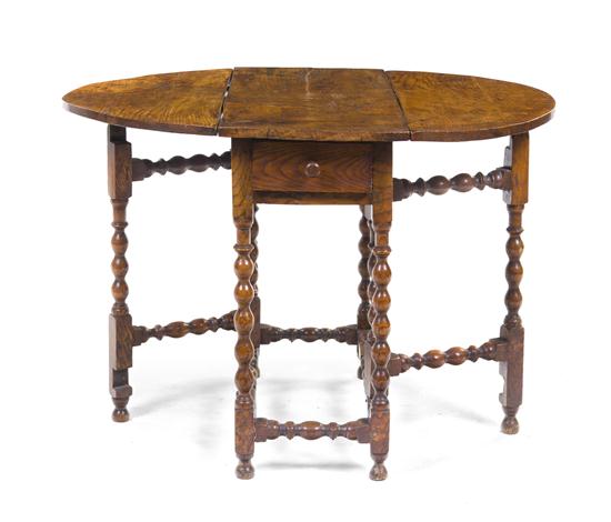 A William and Mary Style Walnut