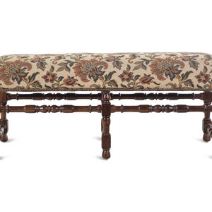 A William and Mary Style Walnut