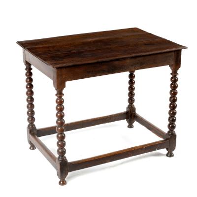 A William and Mary style oak side