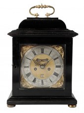 A WILLIAM III EBONISED BRACKET
