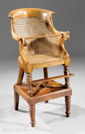 A William IV Carved Mahogany C