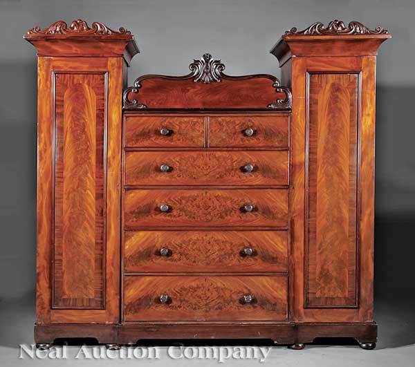 A William IV Carved Mahogany