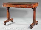A William IV Carved Oak Writin