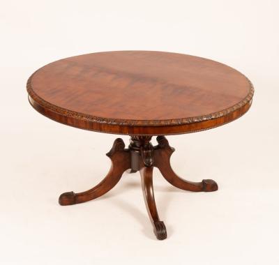 A William IV circular tilt top