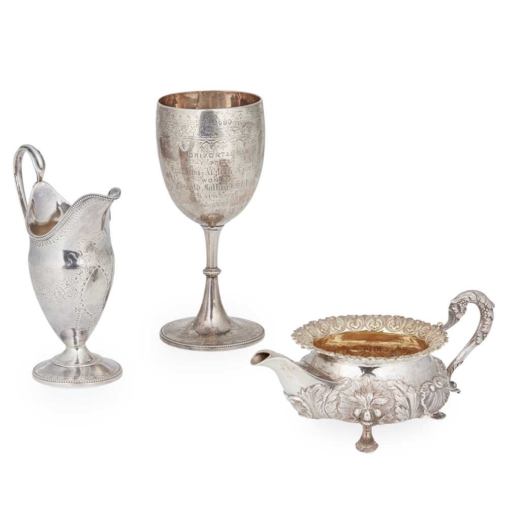 A WILLIAM IV CREAM JUG Edward