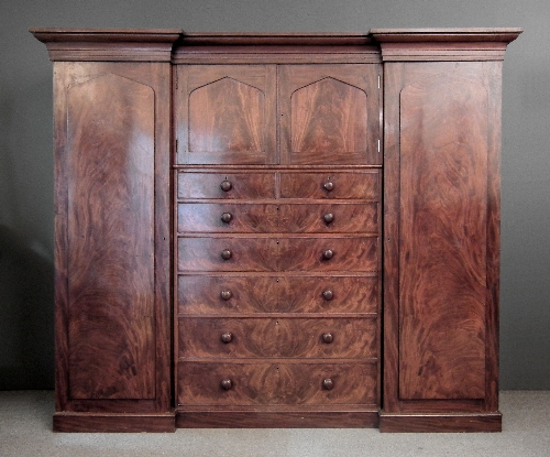 A William IV figured mahogany