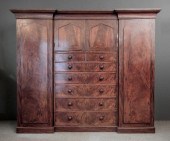 A William IV figured mahogany