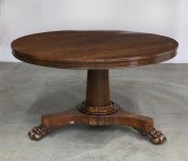 A WILLIAM IV HARDWOOD BREAKFAS