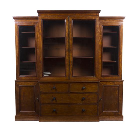 A William IV Mahogany Breakfront