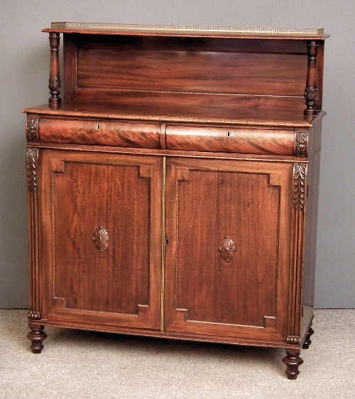 A William IV mahogany chiffonier
