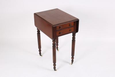 A William IV mahogany Pembroke work