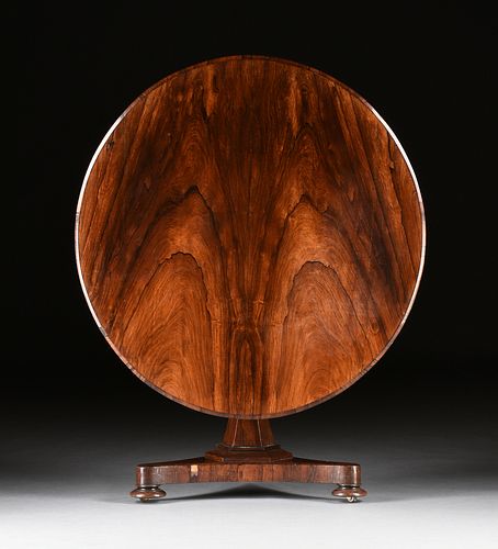 A WILLIAM IV ROSEWOOD TILT-TOP