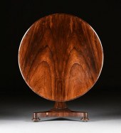 A WILLIAM IV ROSEWOOD TILT-TOP