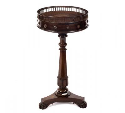 A William IV rosewood work table,