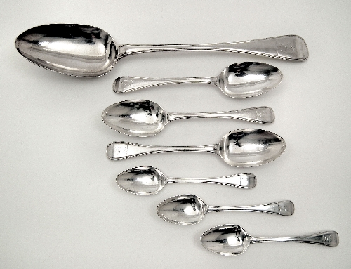 A William IV silver Old English
