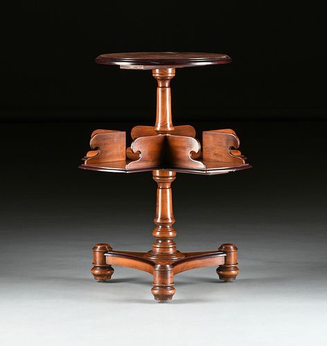 A WILLIAM IV STYLE BURLED WALNUT