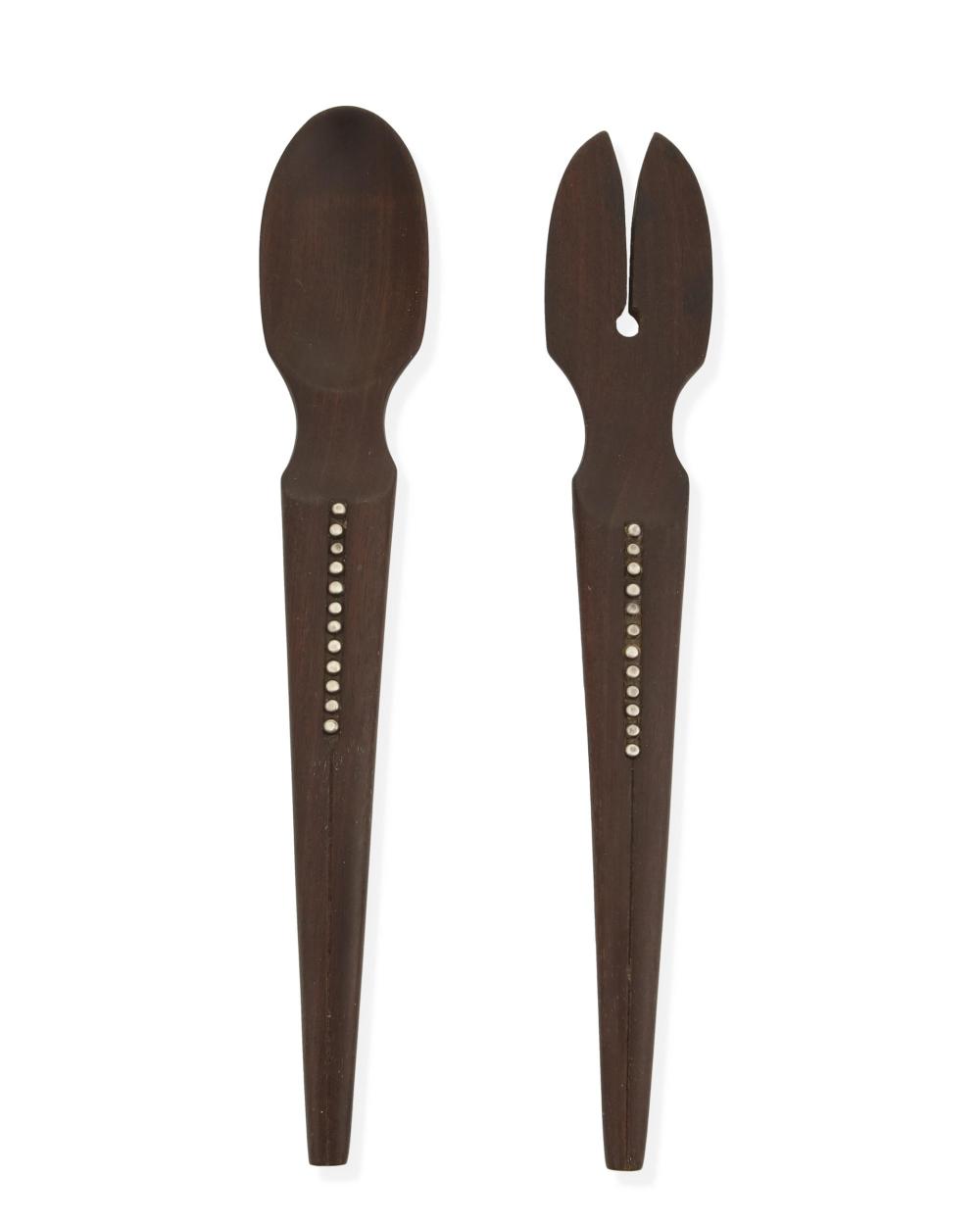 A WILLIAM SPRATLING EBONY SALAD