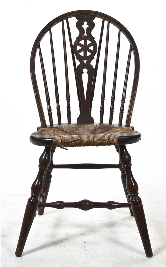 *A Windsor Side Chair having a bent