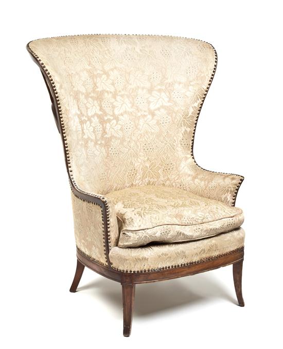 A Wing Back Armchair the