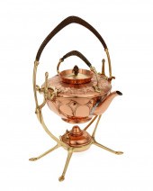 A WMF JUGENDSTIL COPPER TEA KE
