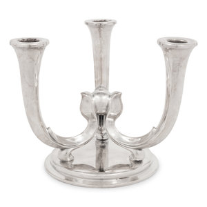 A WMF Silver-Plate Three-Light