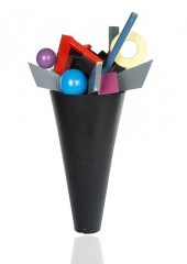A WOOD CARVED PRIMARY COLORED