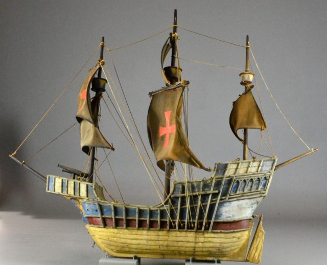 A Wood Iron And Cloth Model Of