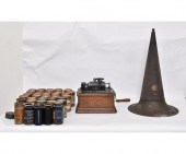 A wooden Thomas Edison Firesid