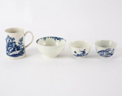 A Worcester 18th Century blue and