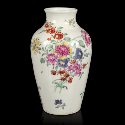 A Worcester baluster vase, circa