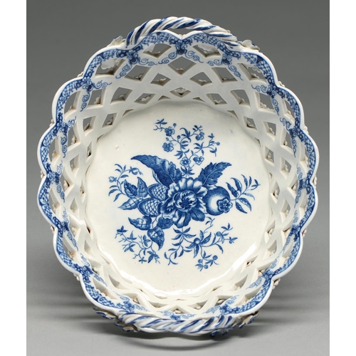 A Worcester blue and white