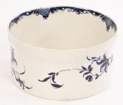 A Worcester blue and white circular