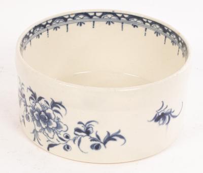 A Worcester blue and white circular