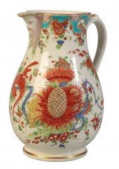 A WORCESTER MASK JUG circa 176