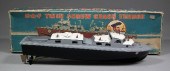 A Wrenn electric model boat -