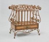 A Wrought Iron Canterbury with