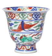 A WUCAI 'CLOUDS AND CRANES' CU