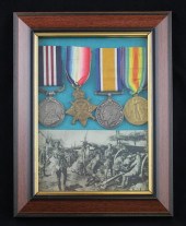 A WW1 Military Medal group to