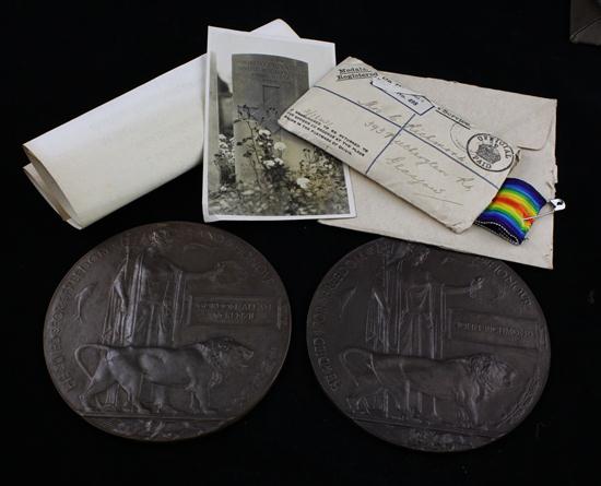 A WWI BWM and Victory group to