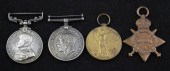 A WWI Military medal group to
