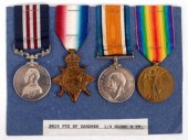 A WWI M.M. group to Private R.