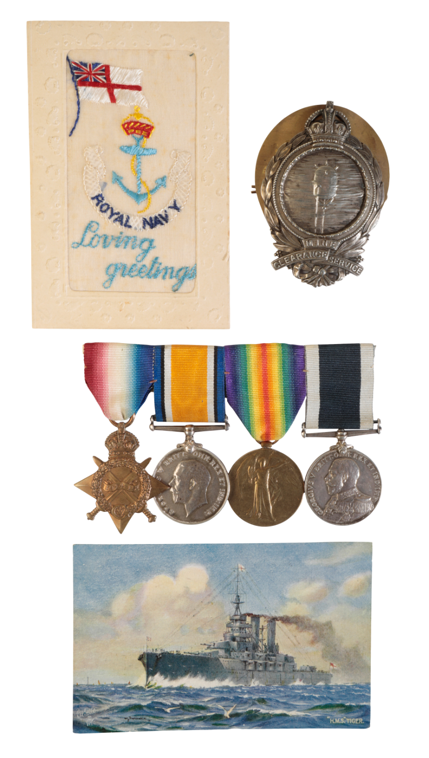 A WWI NAVAL LSGC GROUP TO GRIBBLE