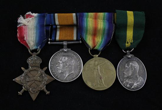 A WWI trio with Territorial