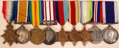 A WWI & WWII group to Stoker W.H.