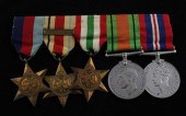 A WWII group of five to Major